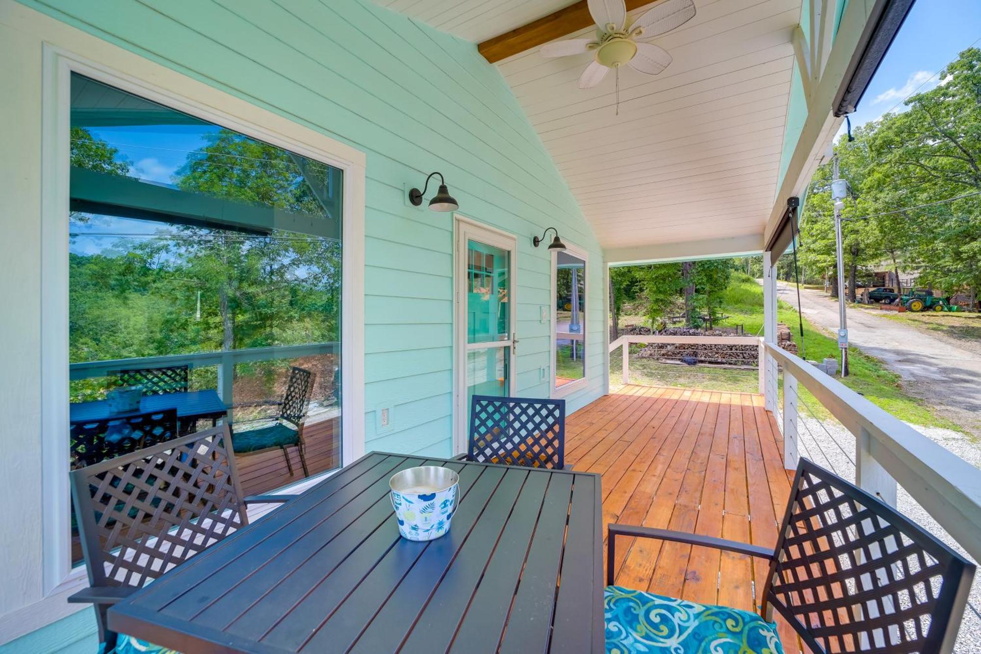 Cozy Eucha Cottage At Grand Lake With Hot Tub! Luaran gambar