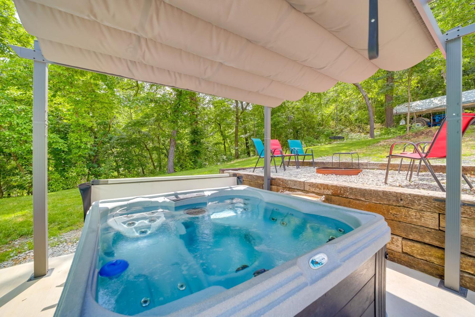 Cozy Eucha Cottage At Grand Lake With Hot Tub! Luaran gambar