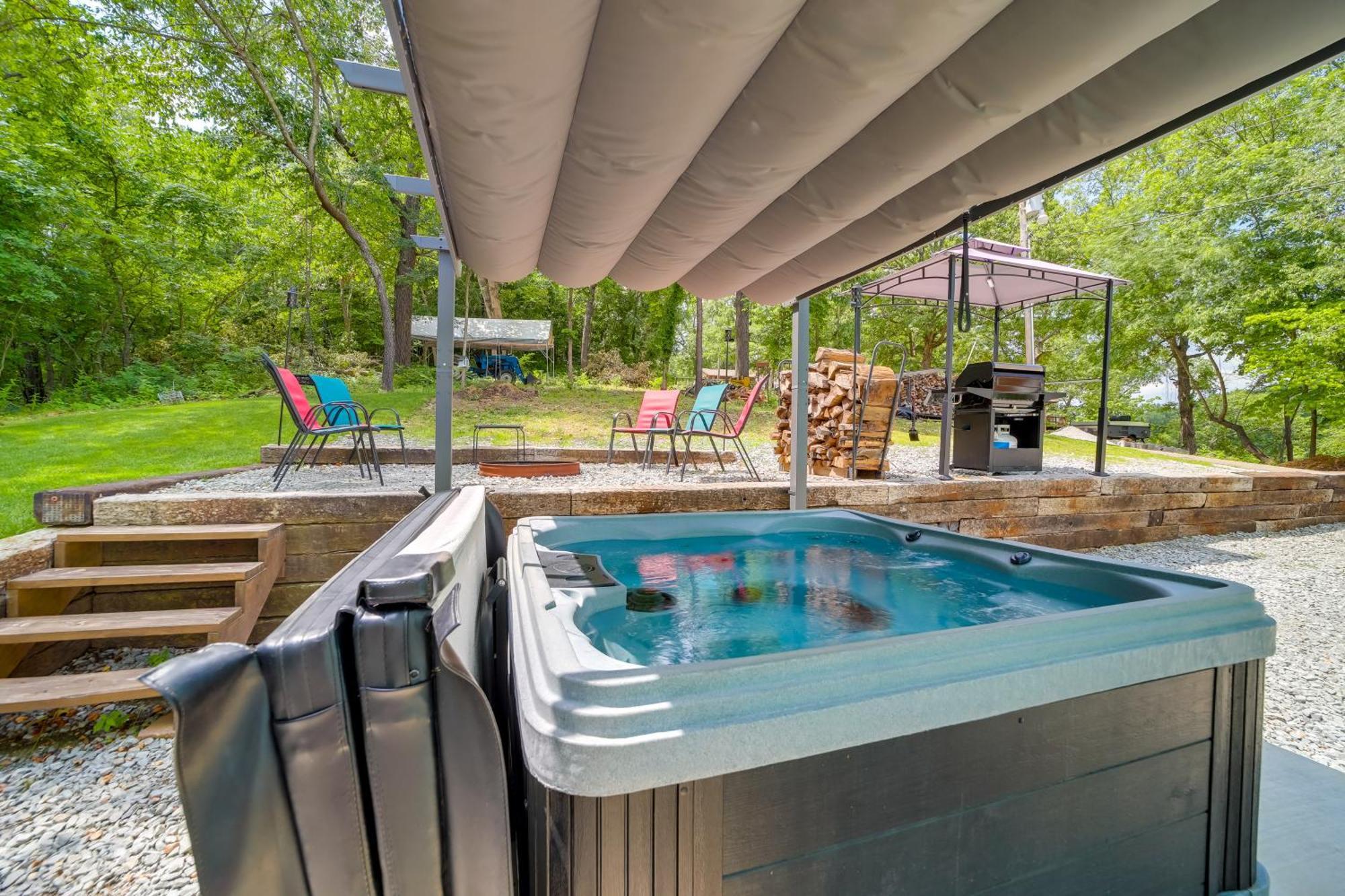 Cozy Eucha Cottage At Grand Lake With Hot Tub! Luaran gambar